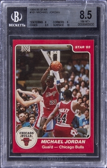 1984/85 Star #101 Michael Jordan Rookie Card – BGS NM-MT+ 8.5